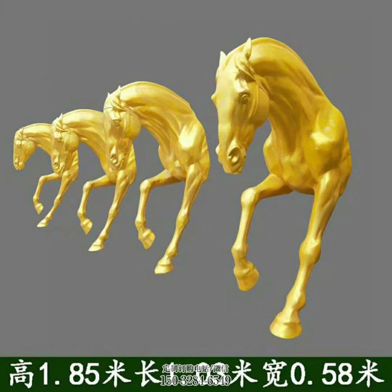 马头雕塑环形 企业标志头像雕塑精选 主题玻璃钢马头雕塑提供