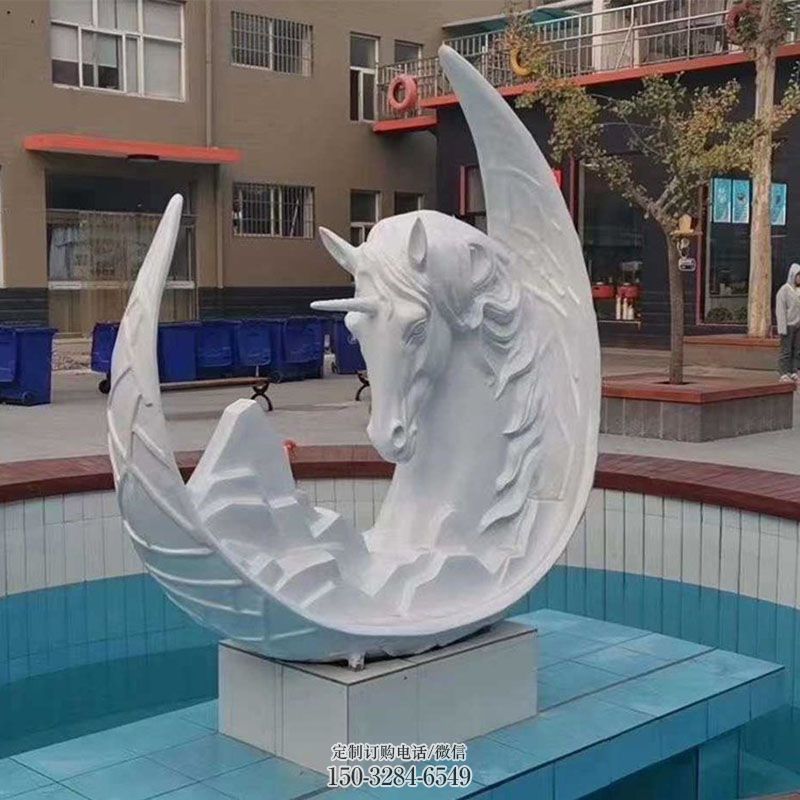 企业马头雕塑 城市广场头像雕塑提供 各类不锈钢马头雕塑标准