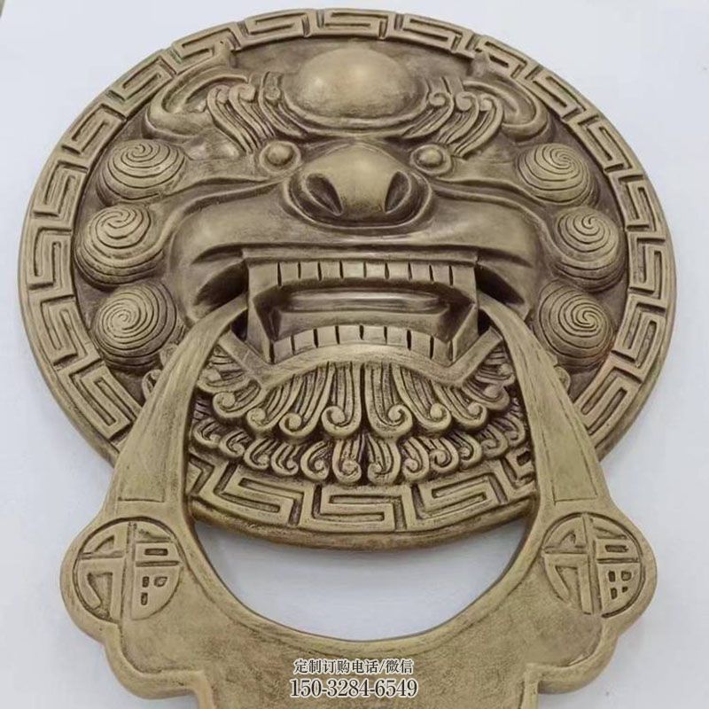 环境狮子头雕塑 商场头像雕塑常用 雕塑装饰精品