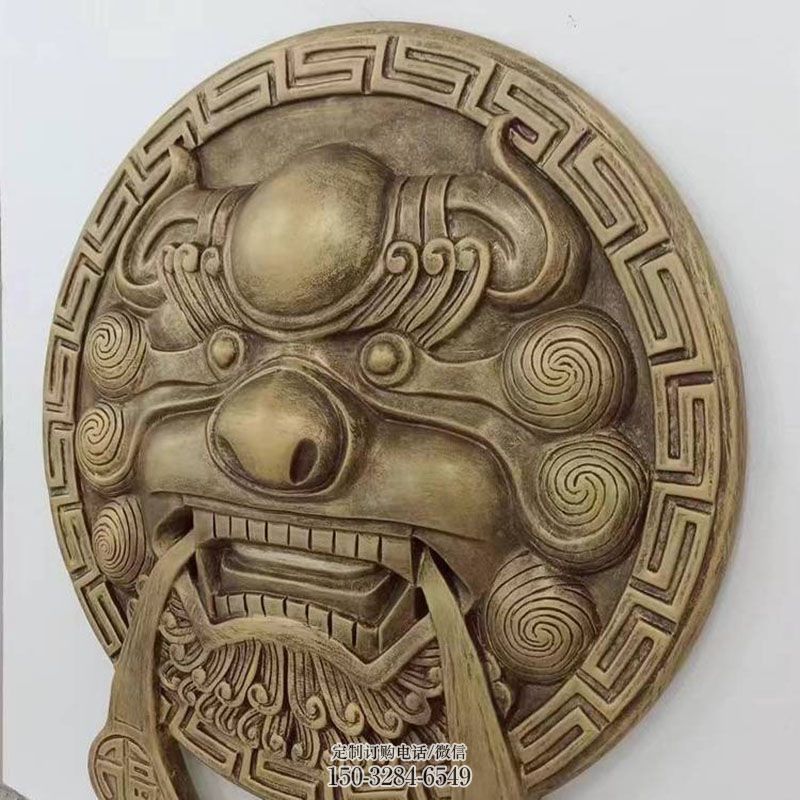社区狮子头雕塑 商业头像雕塑标准 雕塑订做通用