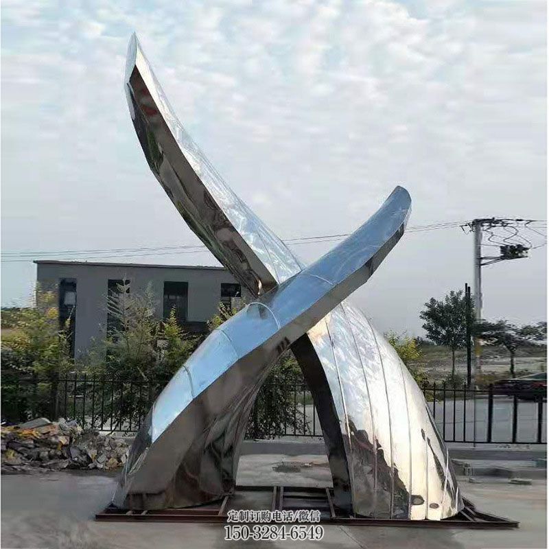 钢结构鱼尾雕塑 景观艺术半身鱼雕塑承接 鱼尾巴雕塑订做通用