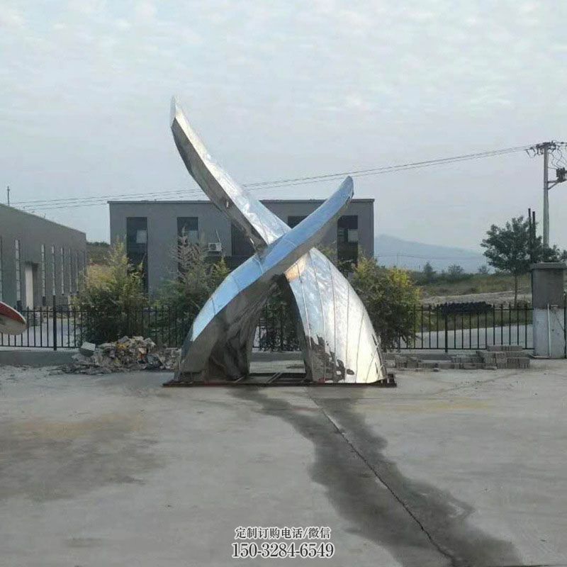 空间鱼尾雕塑 户外半身鱼雕塑摆放精选 鱼尾巴雕塑工艺服务商