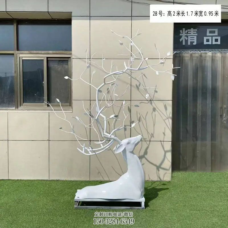 各类鹿角雕塑 头像雕塑工艺服务商 商业雕塑标准