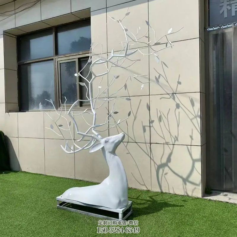 空间鹿角雕塑 户外头像雕塑摆放精选 雕塑工艺服务商